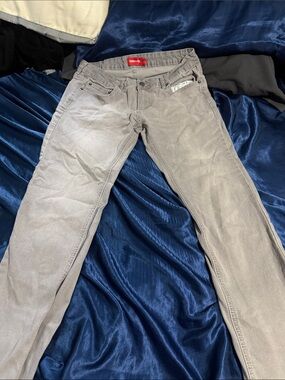 Ring of Fire Gray Jeans with Red Waist Tag